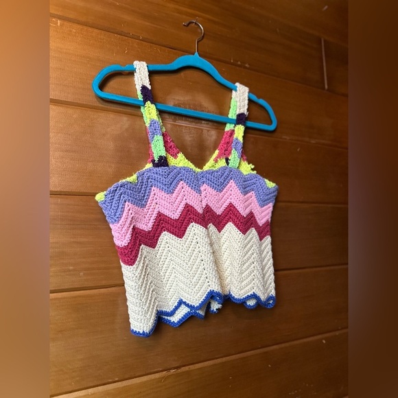 VINTAGE knit top, size medium - Picture 9 of 12